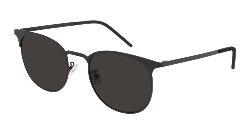 Saint Laurent Sunglass Unisex Black SL 350 SLIM-001