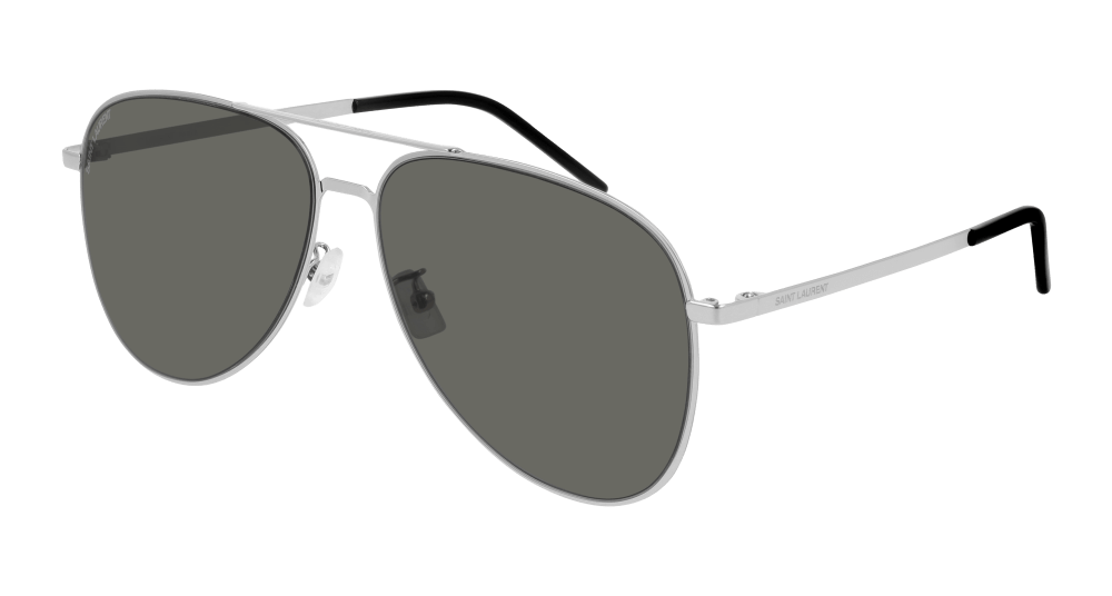 Saint Laurent Sunglass Unisex Silver Grey CLASSIC 11 SLIM-001