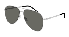 Saint Laurent Sunglass Unisex Silver Grey CLASSIC 11 SLIM-001