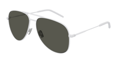 Saint Laurent Sunglass Unisex White Grey CLASSIC 11-038