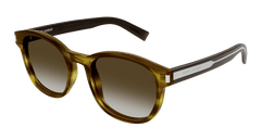 Saint Laurent Sunglasses Unisex Havana Crystal Brown Sl 620-005