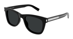 Saint Laurent Sunglasses Unisex Black Crystal Black Sl 712-001