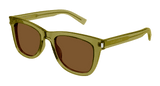 Saint Laurent Sunglasses Unisex Green Brown Sl 712-005