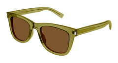 Saint Laurent Sunglasses Unisex Green Brown Sl 712-005