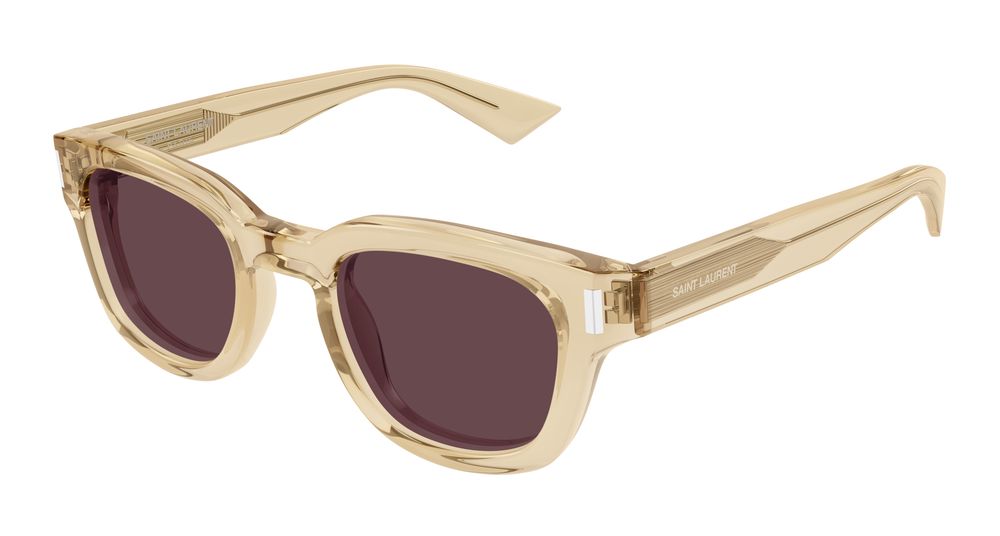 Saint Laurent Sunglasses Unisex In Yellow Violet SL 838-008