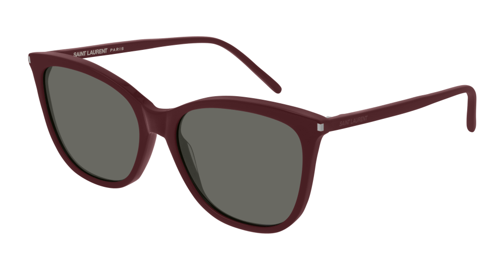 Saint Laurent Sunglass Woman Burgundy Grey SL 305-004