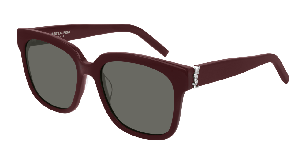 Saint Laurent Sunglass Woman Burgundy Grey SL M40-006