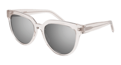 Saint Laurent Sunglass Woman Beige Silver SL M28-007