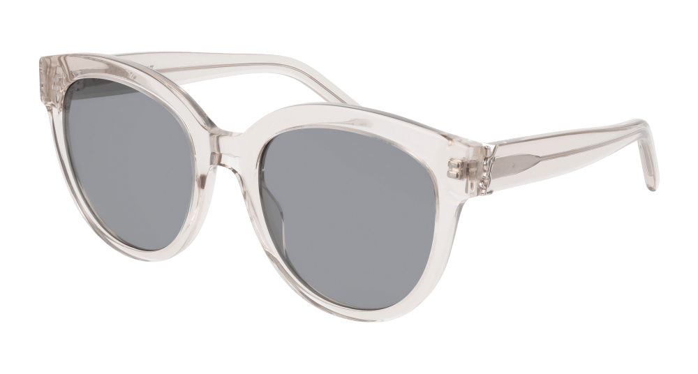 Saint Laurent Sunglass Woman Beige Silver SL M29-007