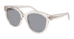 Saint Laurent Sunglass Woman Beige Silver SL M29-007