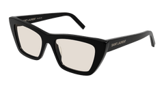 Saint Laurent Sunglass Woman Black Yellow SL 276 MICA-039