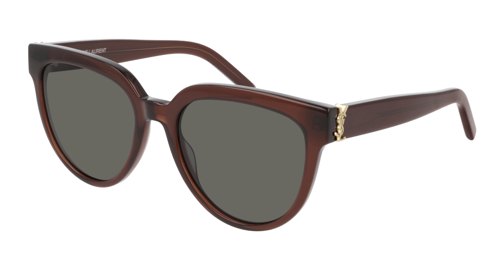 Saint Laurent Sunglass Woman Brown Grey SL M28-008