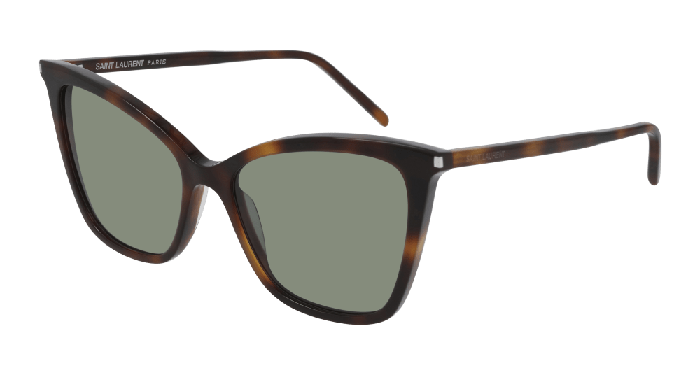 Saint Laurent Sunglass Woman Havana Green SL 384-002