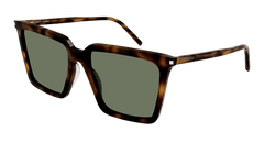 Saint Laurent Sunglass Woman Havana Green SL 474-002