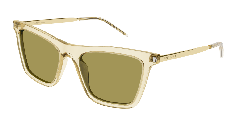 Saint Laurent Sunglass Woman Yellow Gold Green SL 511-006