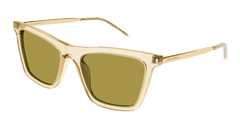 Saint Laurent Sunglass Woman Yellow Gold Green SL 511-006