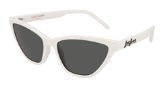 Saint Laurent Sunglass Woman Ivory Grey SL 333-005