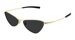 Saint Laurent Sunglasses Womens in Gold Black SL 830-002