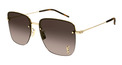 Saint Laurent Sunglasses Woman Gold Brown Sl 312 M-008