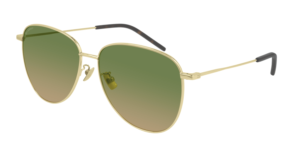 Saint Laurent Sunglass Woman Gold Green SL 328/K-007