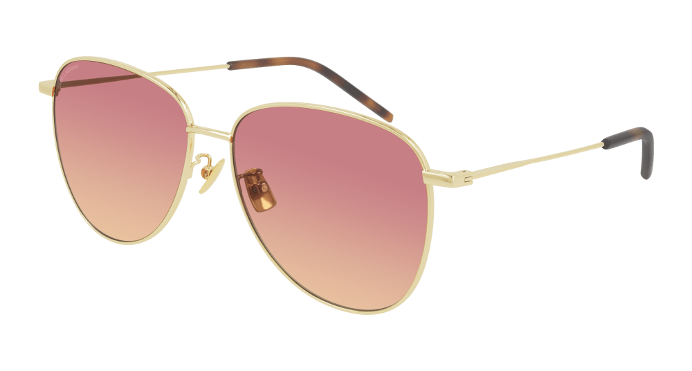 Saint Laurent Sunglass Woman Gold Orange SL 328/K-008