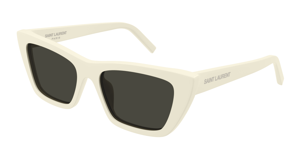 Saint Laurent Sunglasses Woman Ivory Grey Sl 276 Mica-056