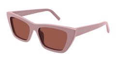 Saint Laurent Sunglasses Woman Pink Brown Sl 276 Mica-058