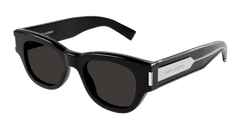 Saint Laurent Sunglasses Woman Black Crystal Grey Sl 573-001