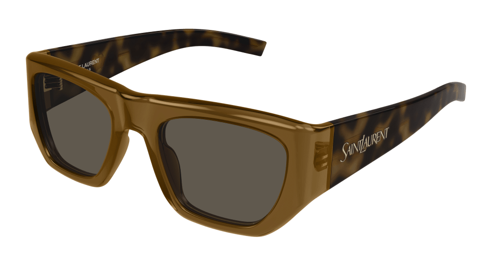 Saint Laurent Sunglass Woman Brown Havana Brown Sl 740-002