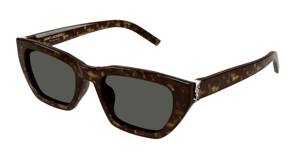 Saint Laurent Sunglasses Woman Havana Grey Sl M127/F-002