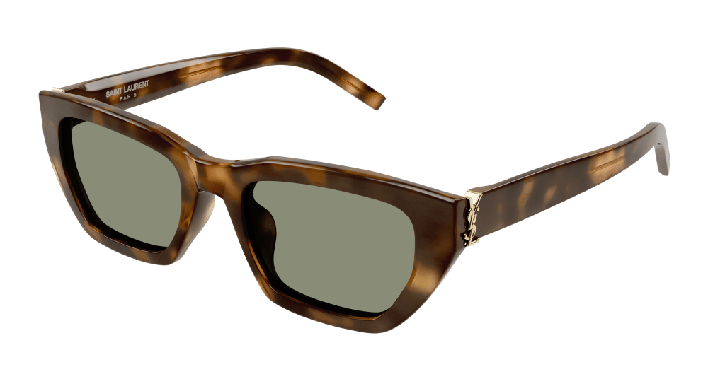 Saint Laurent Sunglasses Woman Havana Green Sl M127/F-003