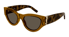 Saint Laurent Sunglasses Woman Brown Havana Sl M94-011