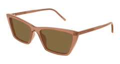 Saint Laurent Sunglasses Womens in Brown SL 737 MICA THIN-009