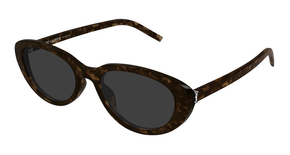 Saint Laurent Sunglasses Womens in Havana Grey SL M154-002