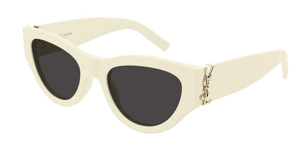 Saint Laurent Sunglasses Womens in Ivory Black SL M94/F-009