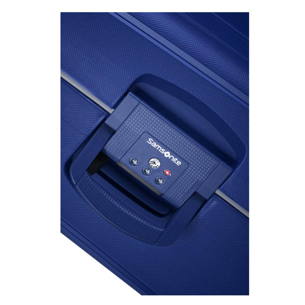 Samsonite Scure Spinner Trolley Bag In Dark Blue