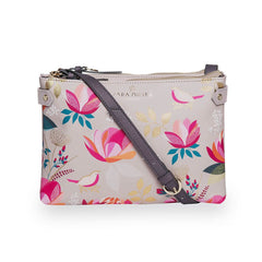 Sara Miller Zip Crossbody  Peony