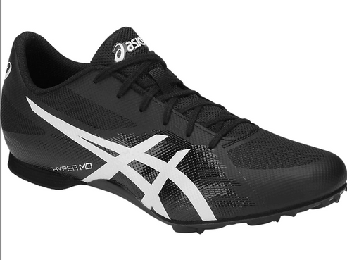 Asics Unisex Hyper Md 7 Shoes In Black/White