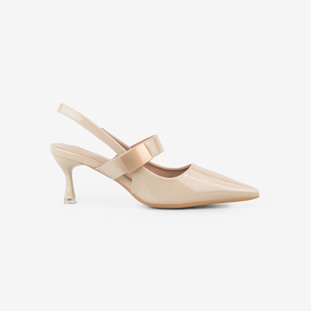 La Her Womens GSP-2 Heels In Nude