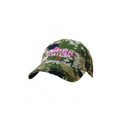 Sniper Pixelate Ladies Emb Peak Cap Camouflage