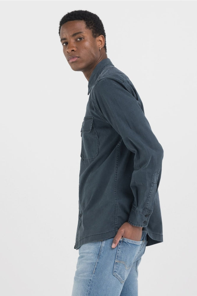 Replay M4128 85003 S Shirt  094 Blue
