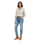 Polo Womens Leela Linen Shirt In Stone