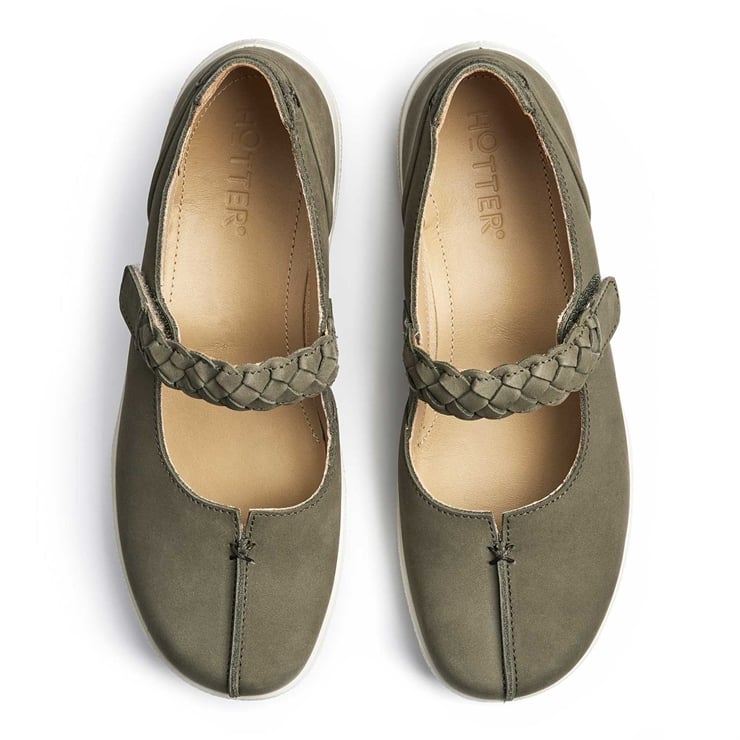 Hotter Womens Shake Shoes In Khaki