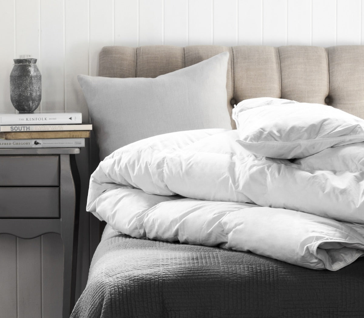 Lifson Linen Hungarian Goose 60% Square Duvet Inner White