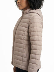 Polo Womens Blake Puffer Jacket In Rose Taupe