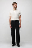 Antioch Mens Plain Trousers In Black