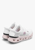 Skechers Womens Glide-Step Altus Shoes In White And Pink
