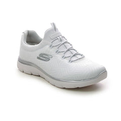 Skechers 150119 Womens Summits Shoes  White/Silver