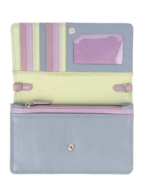 Cellini  Blush Green Diva Lotus Sling Purse