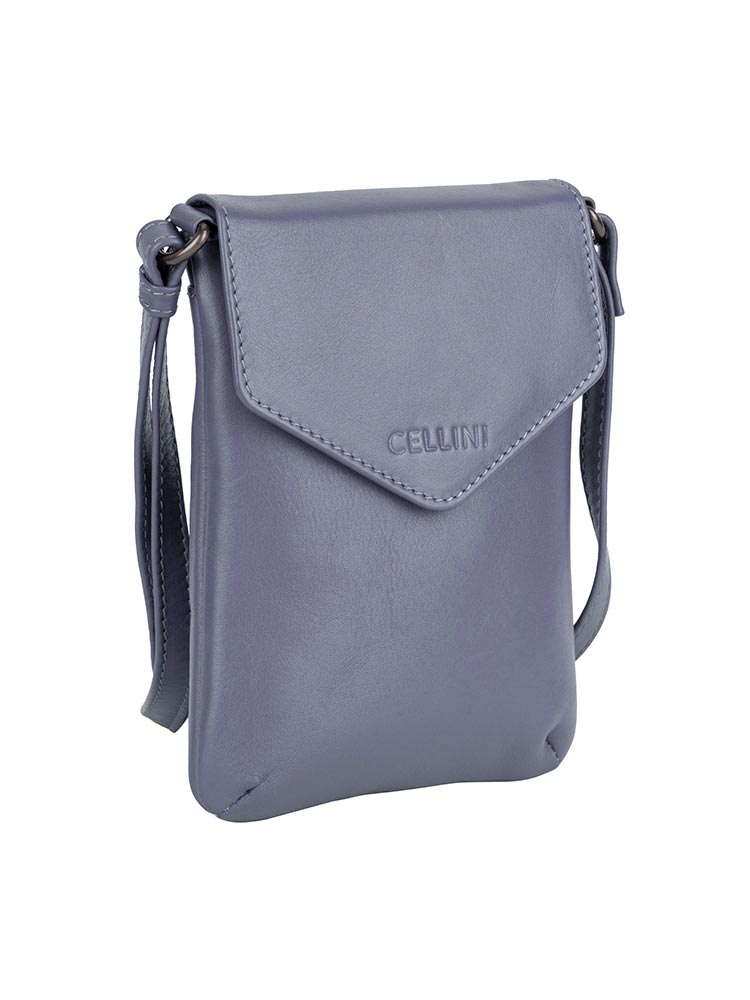 Cellini Diva Tuscany Phone Sling Grey Blue